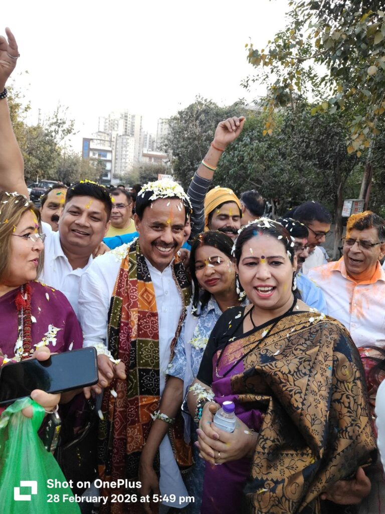 भाजपा ज़िला कार्यालय में भव्य फूलों वाली होली मिलन समारोह सम्पन्न (28.02.26)