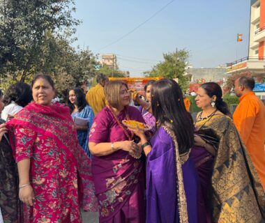 भाजपा ज़िला कार्यालय में भव्य फूलों वाली होली मिलन समारोह सम्पन्न (28.02.26)